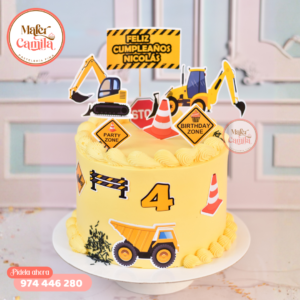 Torta Carrito y Construccion #8