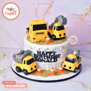Torta Carrito y Construccion #3