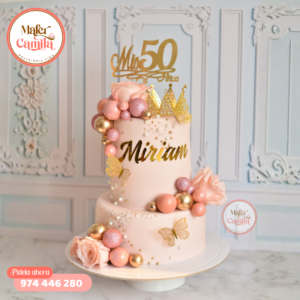 Torta 18 y 50 Años Dama #13