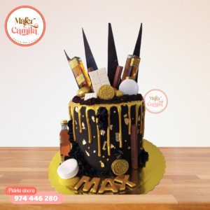 Torta 18 y 50 Años Caballero #36