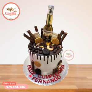 Torta 18 y 50 Años Caballero 2