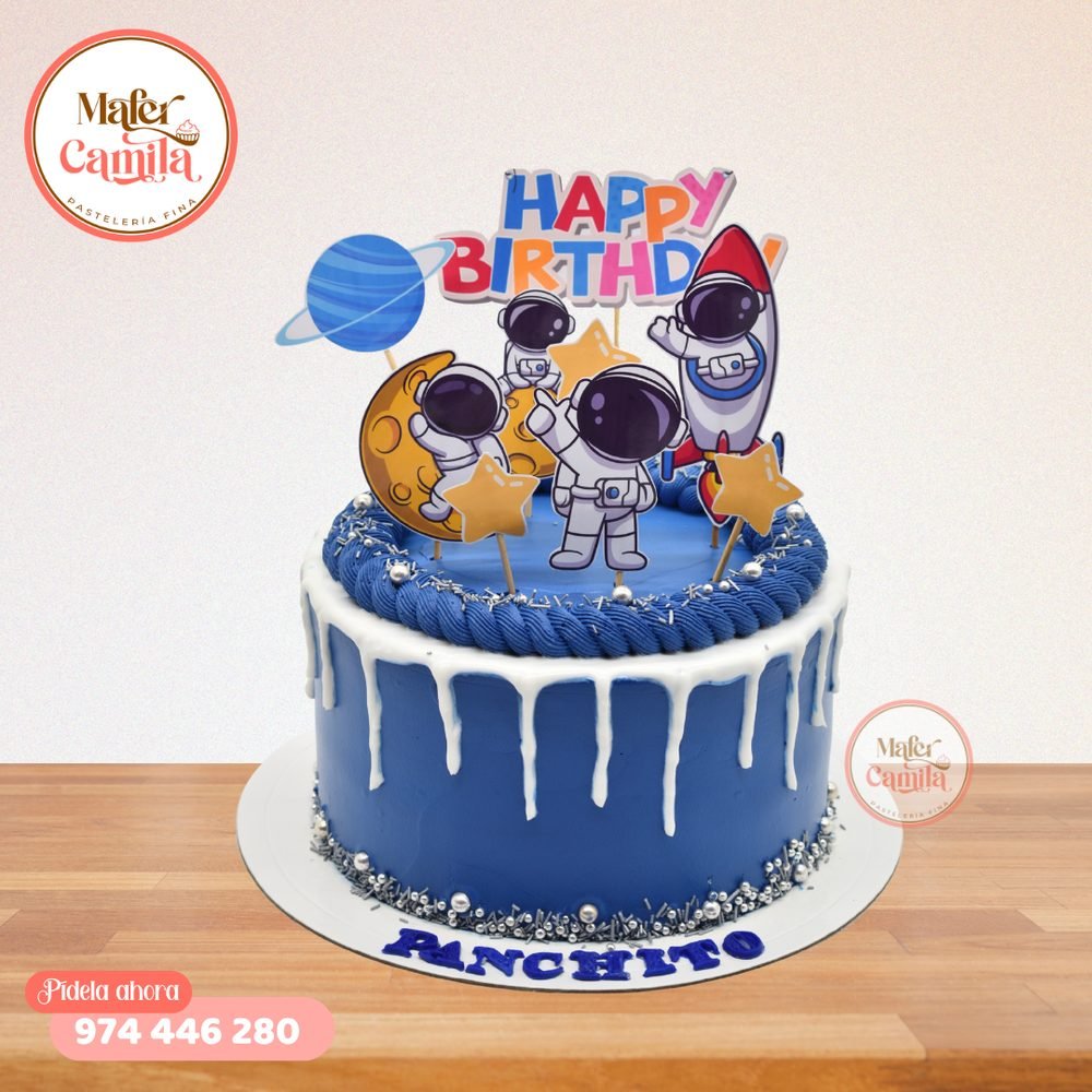 Torta Astronauta y Planetas #1