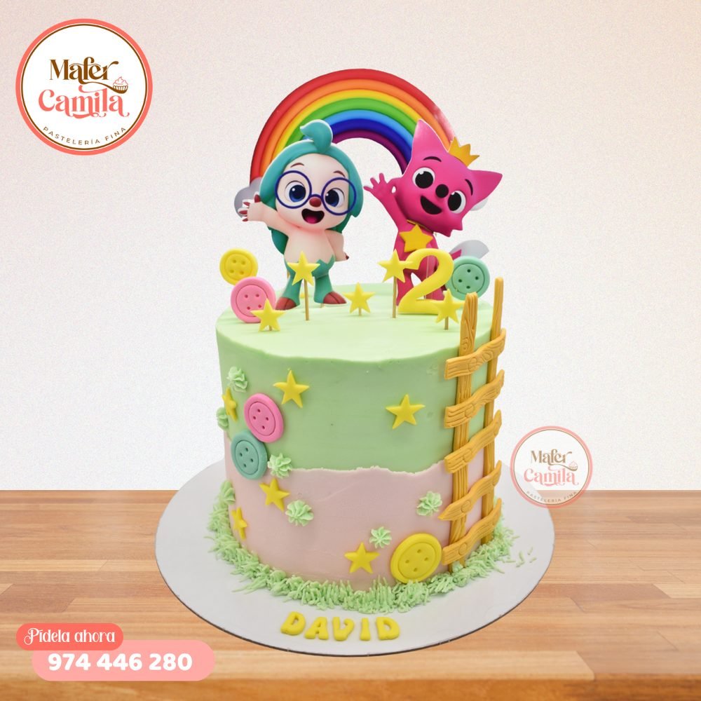 Torta Baby Shark y Bebe Finn #4
