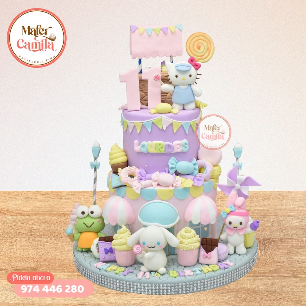 Torta Hello Kity y Sus Amigos #5
