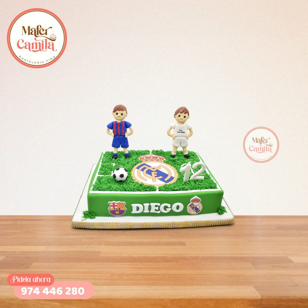 Torta Real Madrid y Barcelona #4