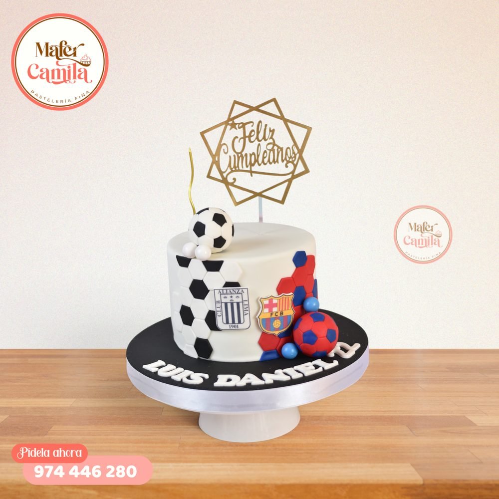 Torta Real Madrid y Barcelona #15